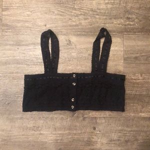 Urban Outfitters Black Crop Top/Bralette